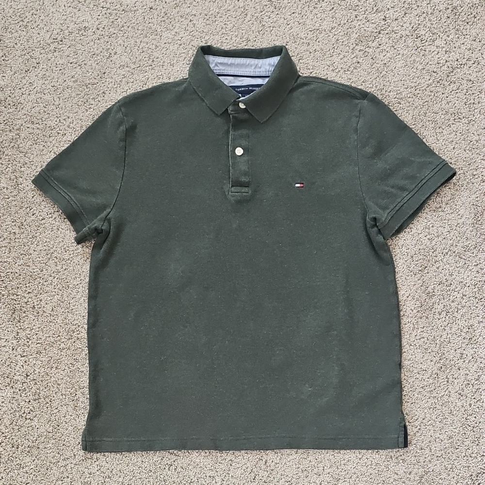 Tommy Hilfiger Men's Dark Green Polo